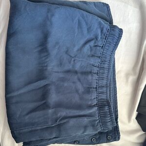 Women’s navy Blue Elastic Waist skort